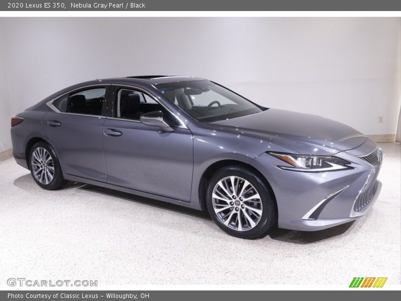 Nebula Gray Pearl / Black 2020 Lexus ES 350