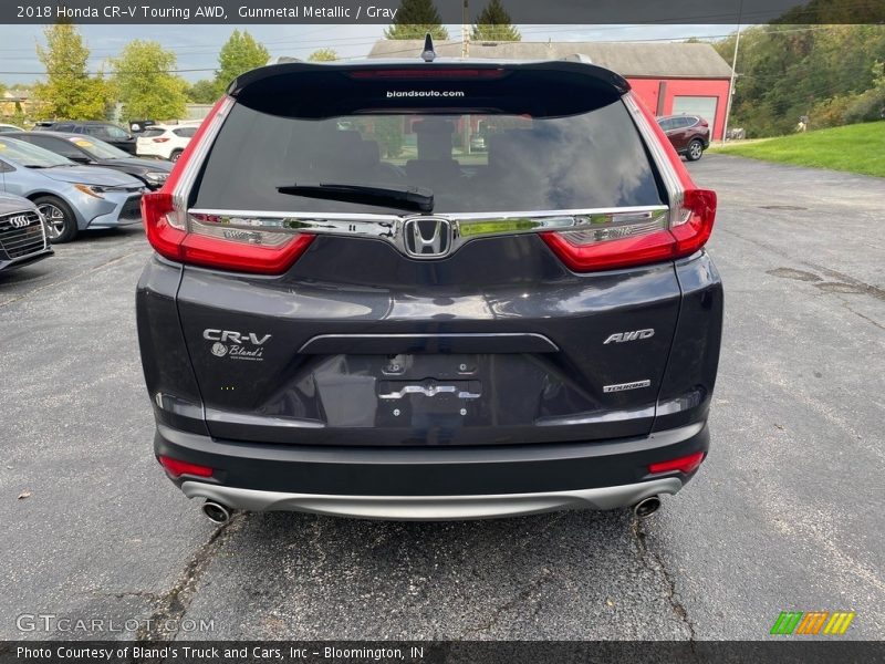 Gunmetal Metallic / Gray 2018 Honda CR-V Touring AWD