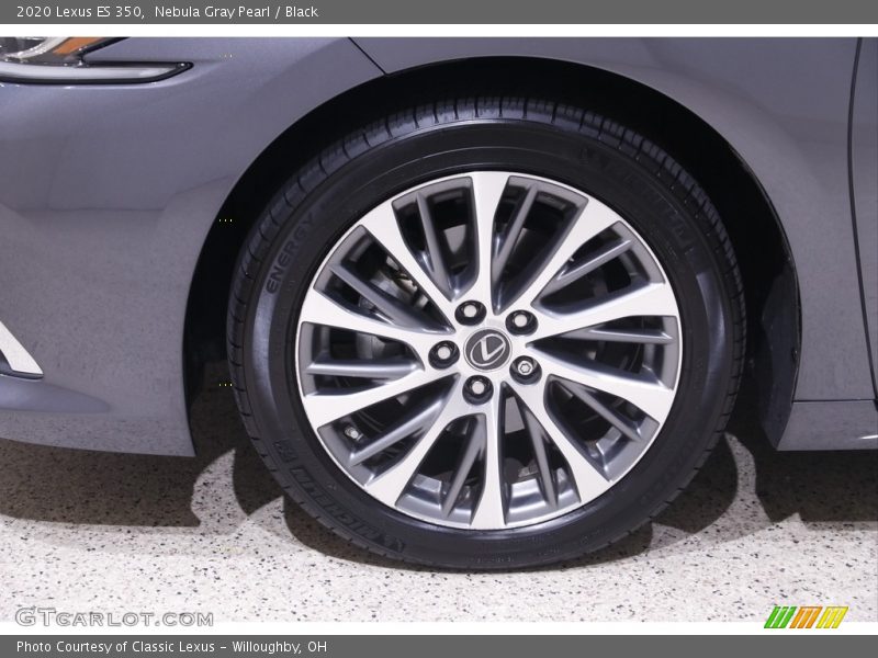 Nebula Gray Pearl / Black 2020 Lexus ES 350