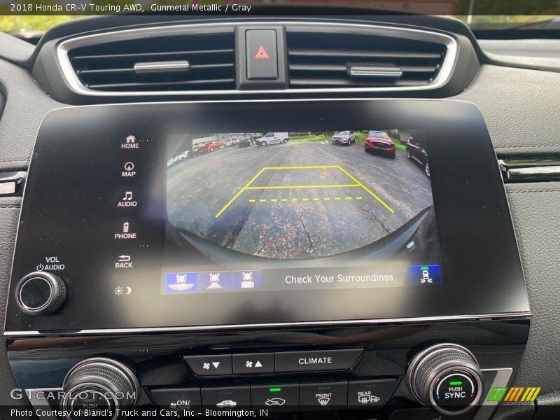 Gunmetal Metallic / Gray 2018 Honda CR-V Touring AWD