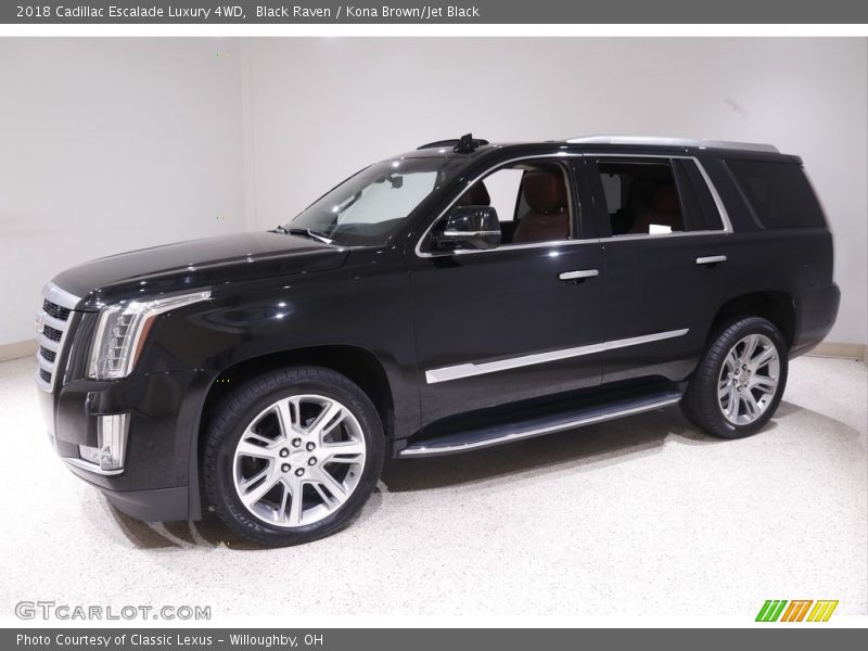 Black Raven / Kona Brown/Jet Black 2018 Cadillac Escalade Luxury 4WD