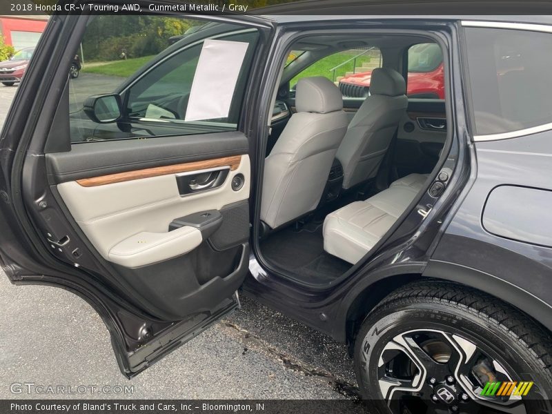 Gunmetal Metallic / Gray 2018 Honda CR-V Touring AWD