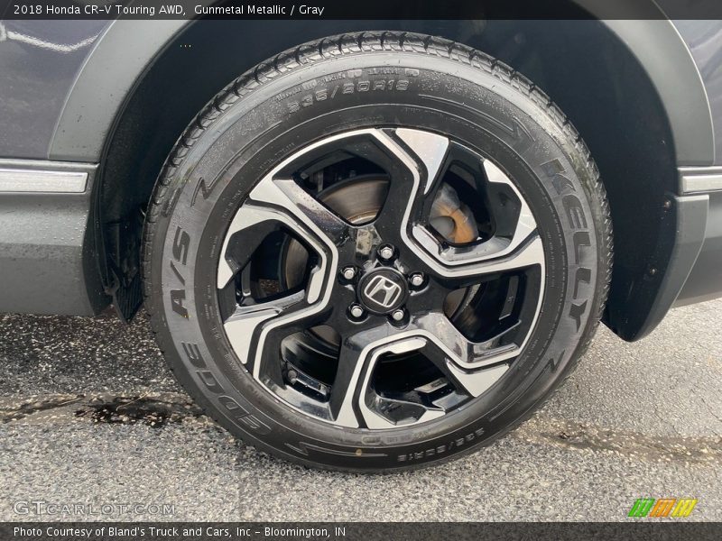 Gunmetal Metallic / Gray 2018 Honda CR-V Touring AWD