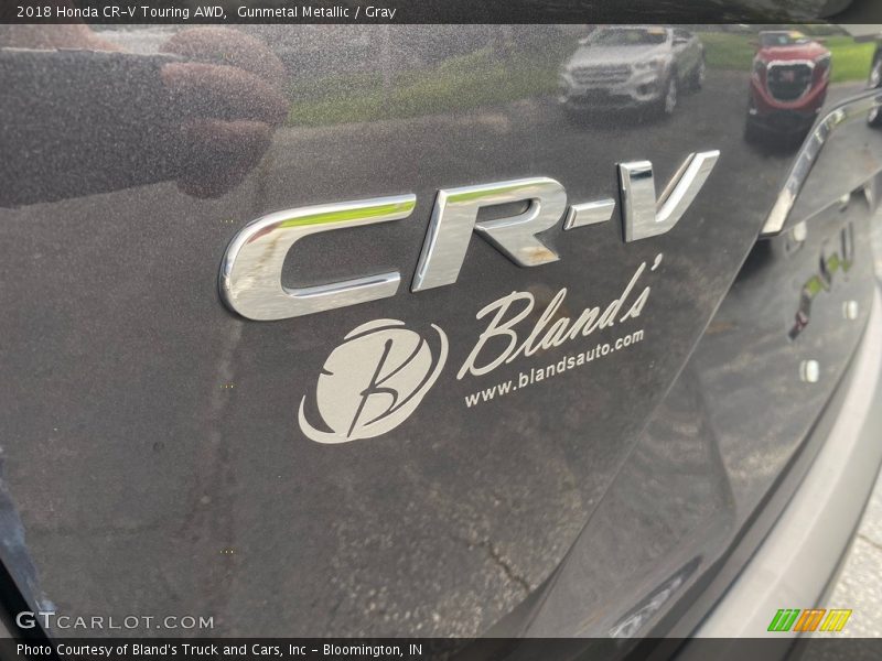 Gunmetal Metallic / Gray 2018 Honda CR-V Touring AWD
