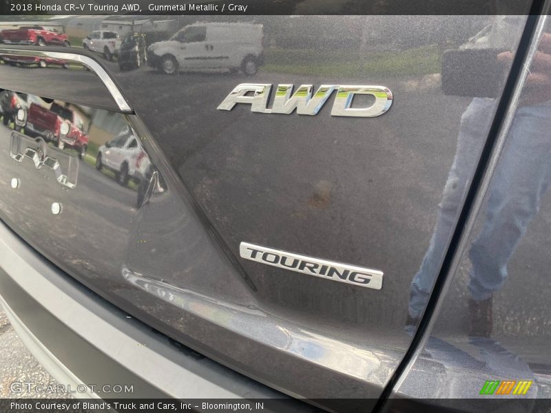 Gunmetal Metallic / Gray 2018 Honda CR-V Touring AWD
