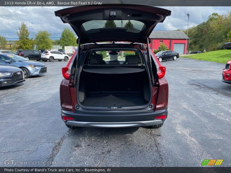 Basque Red Pearl II / Gray 2019 Honda CR-V EX-L AWD