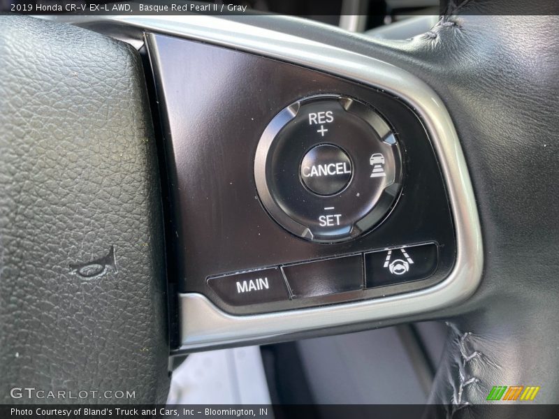Basque Red Pearl II / Gray 2019 Honda CR-V EX-L AWD