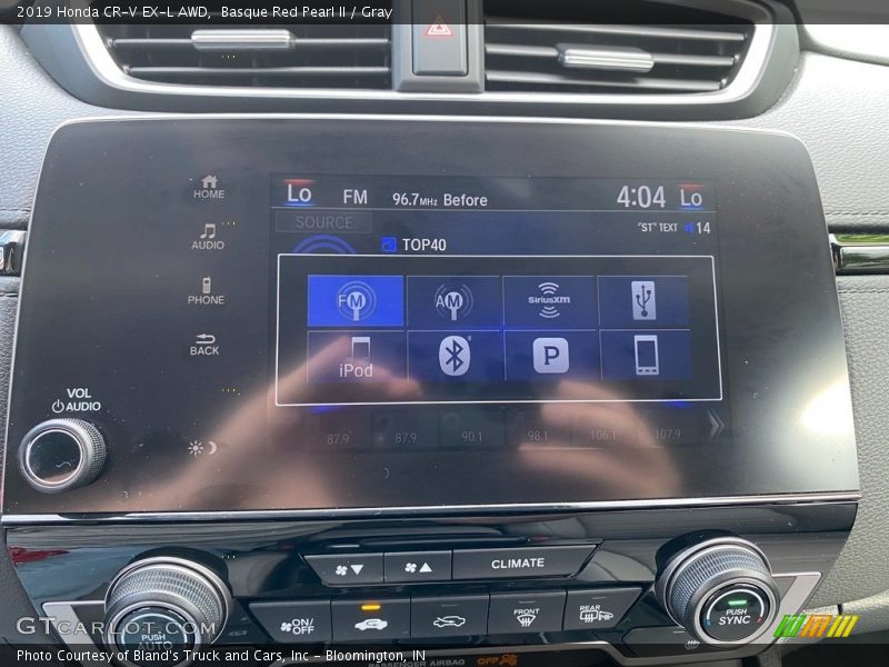 Basque Red Pearl II / Gray 2019 Honda CR-V EX-L AWD