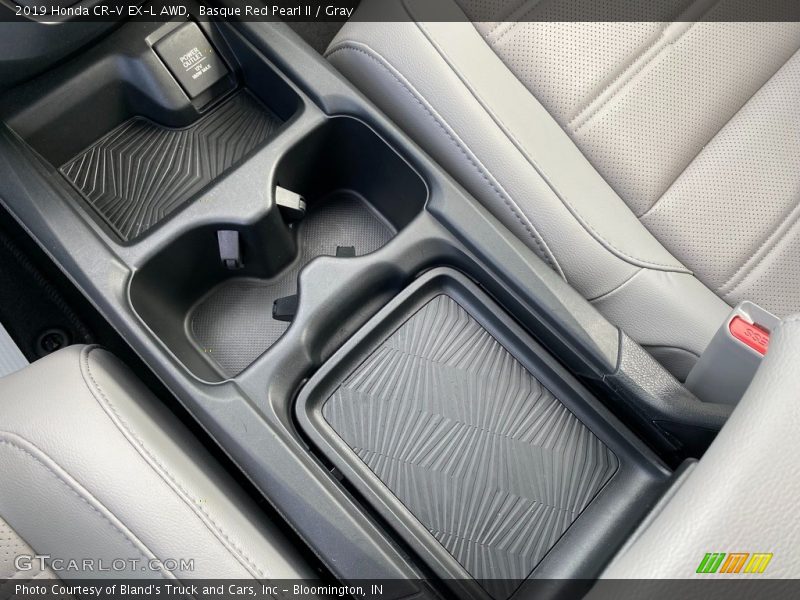 Basque Red Pearl II / Gray 2019 Honda CR-V EX-L AWD