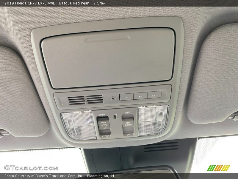 Basque Red Pearl II / Gray 2019 Honda CR-V EX-L AWD