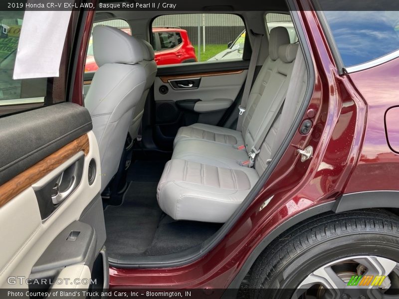 Basque Red Pearl II / Gray 2019 Honda CR-V EX-L AWD
