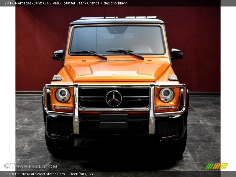 Sunset Beam Orange / designo Black 2017 Mercedes-Benz G 63 AMG