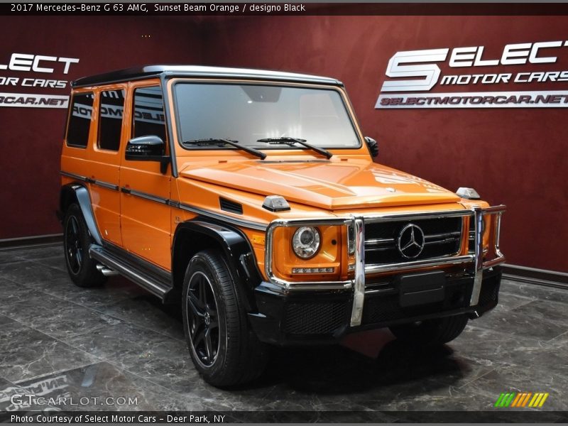 Sunset Beam Orange / designo Black 2017 Mercedes-Benz G 63 AMG