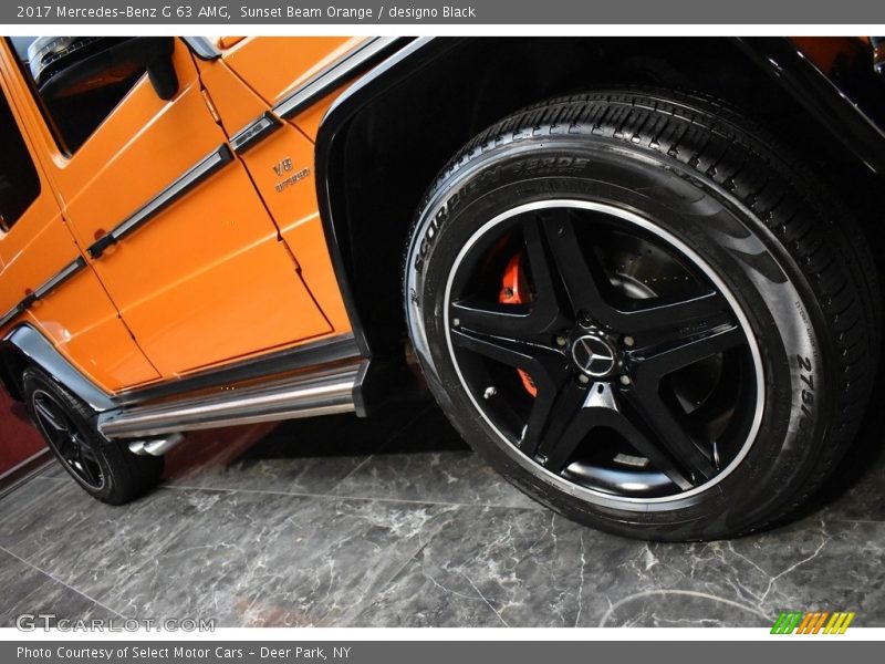 Sunset Beam Orange / designo Black 2017 Mercedes-Benz G 63 AMG