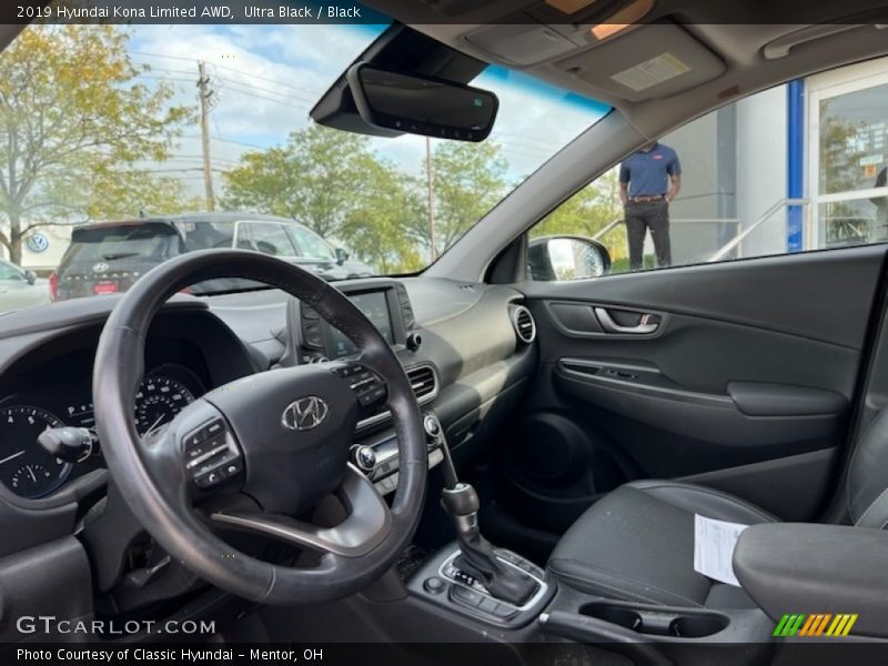 Ultra Black / Black 2019 Hyundai Kona Limited AWD