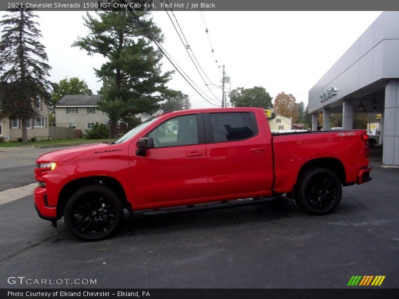 Red Hot / Jet Black 2021 Chevrolet Silverado 1500 RST Crew Cab 4x4