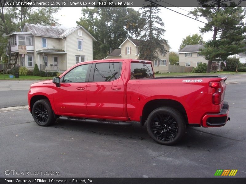 Red Hot / Jet Black 2021 Chevrolet Silverado 1500 RST Crew Cab 4x4