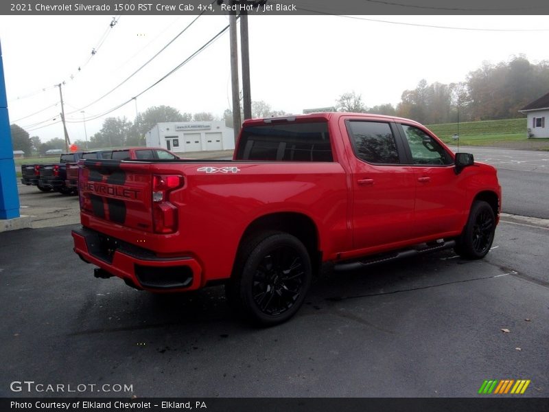 Red Hot / Jet Black 2021 Chevrolet Silverado 1500 RST Crew Cab 4x4