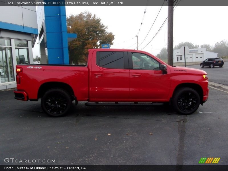 Red Hot / Jet Black 2021 Chevrolet Silverado 1500 RST Crew Cab 4x4