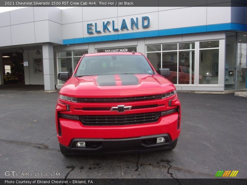 Red Hot / Jet Black 2021 Chevrolet Silverado 1500 RST Crew Cab 4x4