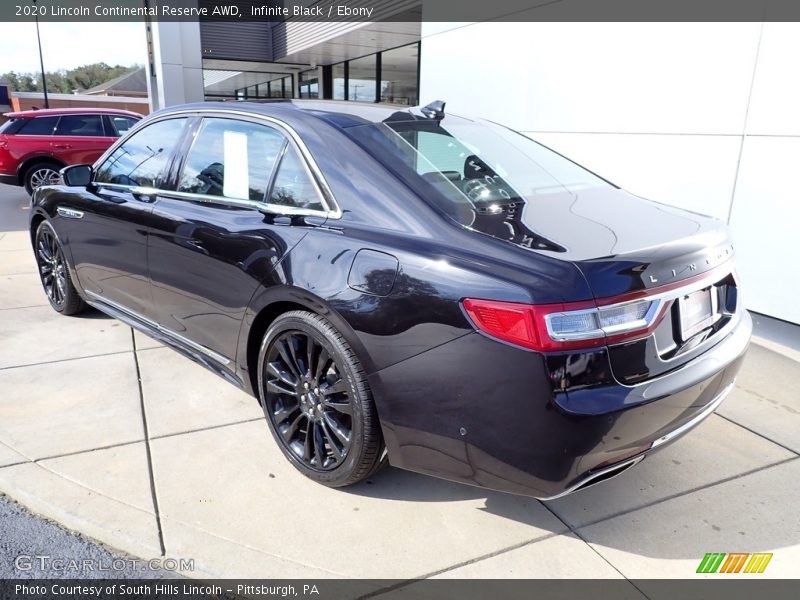 Infinite Black / Ebony 2020 Lincoln Continental Reserve AWD