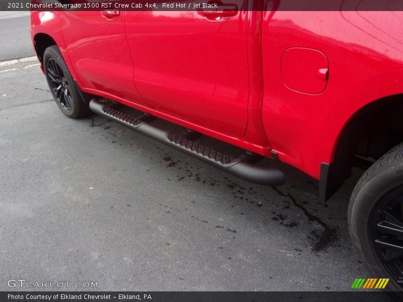Red Hot / Jet Black 2021 Chevrolet Silverado 1500 RST Crew Cab 4x4