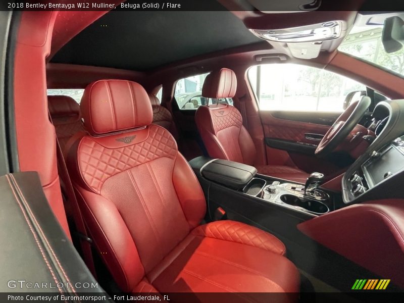 Front Seat of 2018 Bentayga W12 Mulliner