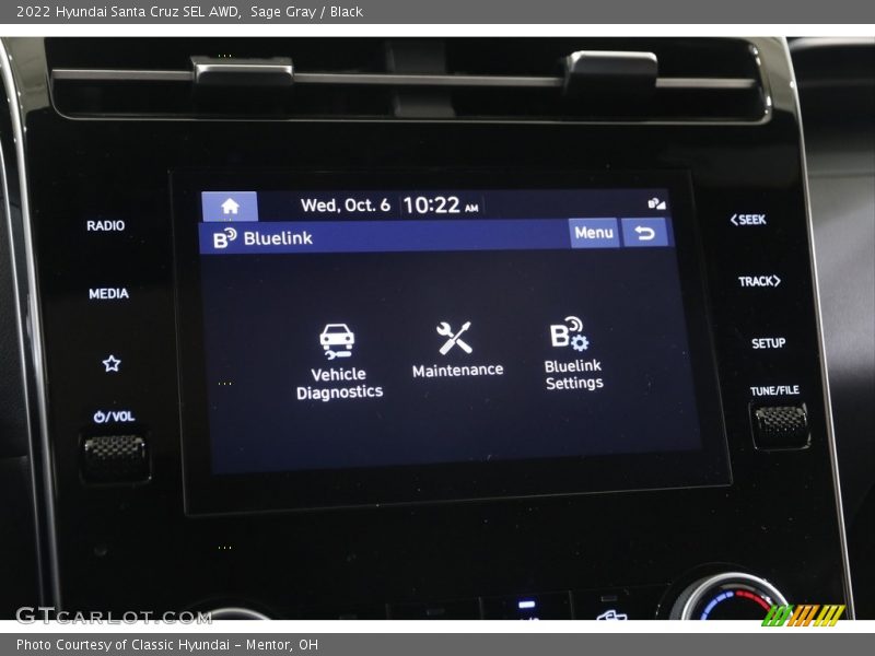 Sage Gray / Black 2022 Hyundai Santa Cruz SEL AWD