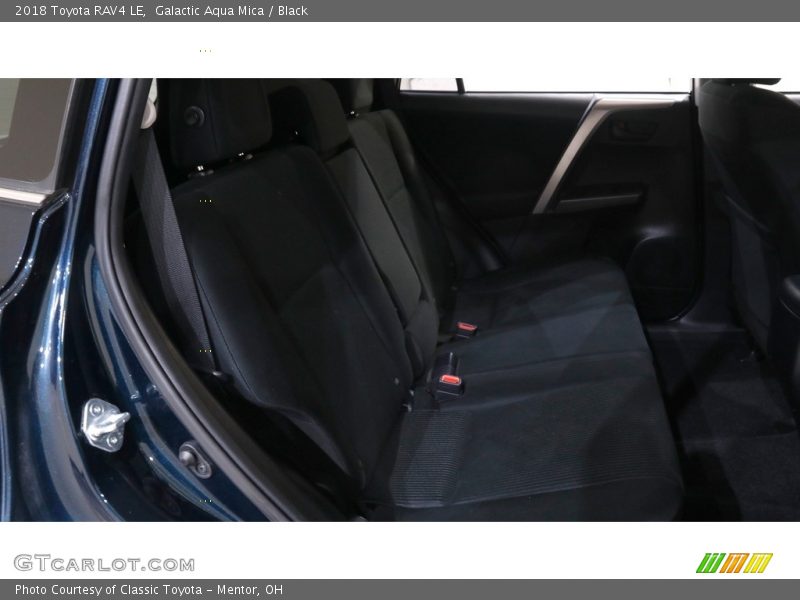 Galactic Aqua Mica / Black 2018 Toyota RAV4 LE