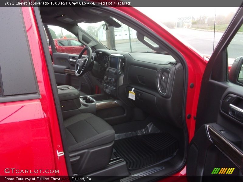 Red Hot / Jet Black 2021 Chevrolet Silverado 1500 RST Crew Cab 4x4