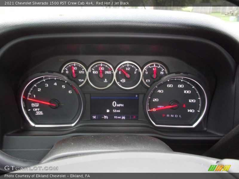 Red Hot / Jet Black 2021 Chevrolet Silverado 1500 RST Crew Cab 4x4