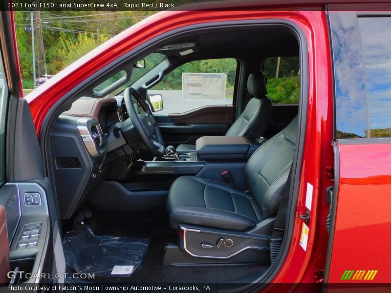 Front Seat of 2021 F150 Lariat SuperCrew 4x4