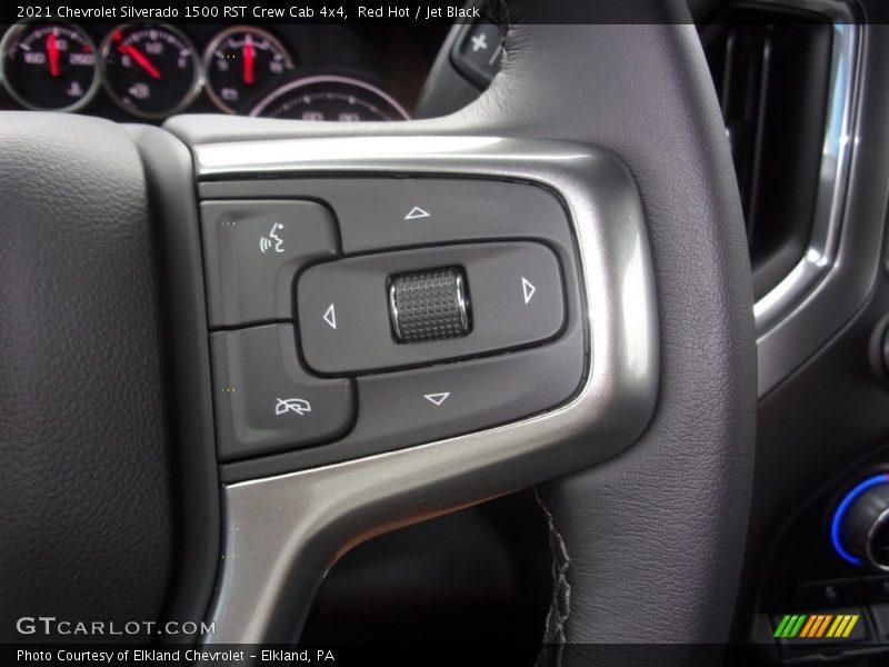 Red Hot / Jet Black 2021 Chevrolet Silverado 1500 RST Crew Cab 4x4