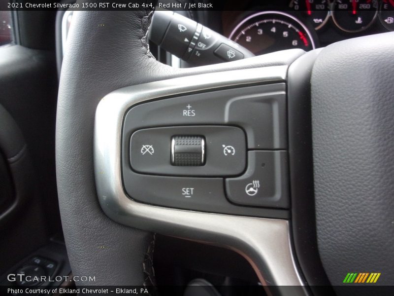 Red Hot / Jet Black 2021 Chevrolet Silverado 1500 RST Crew Cab 4x4