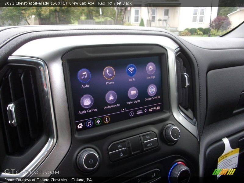 Red Hot / Jet Black 2021 Chevrolet Silverado 1500 RST Crew Cab 4x4