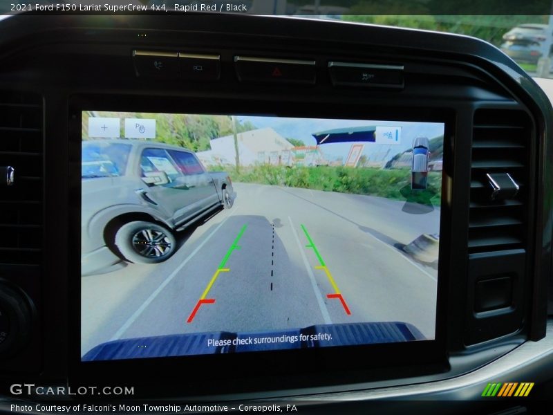 Rapid Red / Black 2021 Ford F150 Lariat SuperCrew 4x4