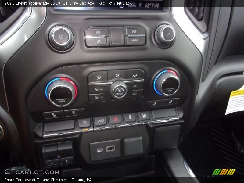 Red Hot / Jet Black 2021 Chevrolet Silverado 1500 RST Crew Cab 4x4