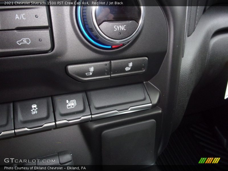 Red Hot / Jet Black 2021 Chevrolet Silverado 1500 RST Crew Cab 4x4