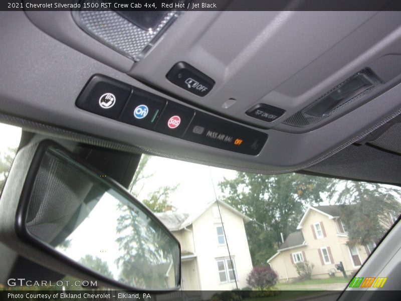 Red Hot / Jet Black 2021 Chevrolet Silverado 1500 RST Crew Cab 4x4