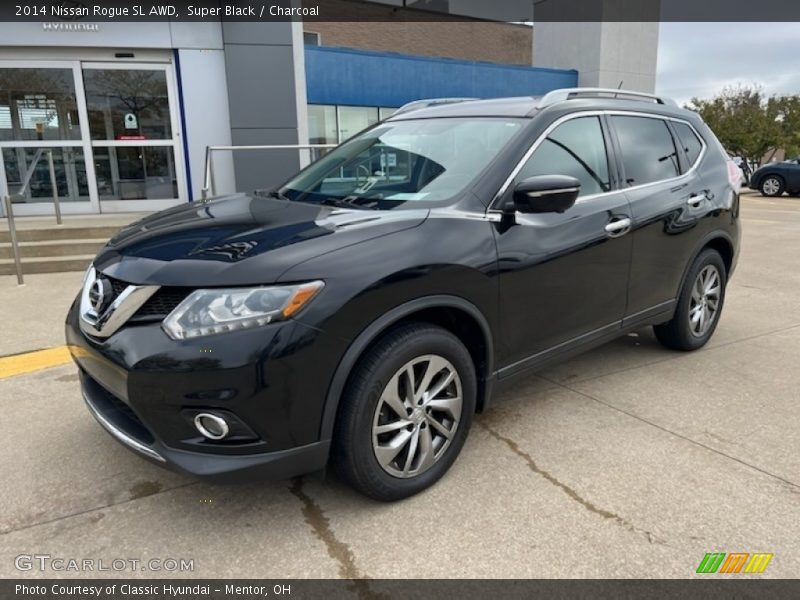 Super Black / Charcoal 2014 Nissan Rogue SL AWD