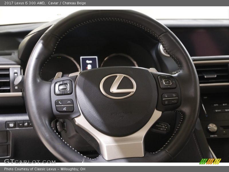 Caviar / Chateau Beige 2017 Lexus IS 300 AWD
