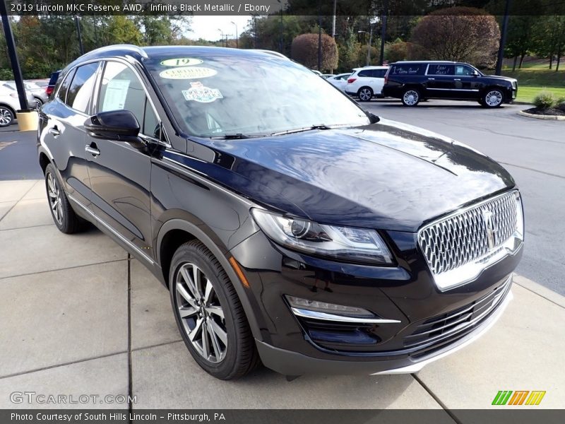 Infinite Black Metallic / Ebony 2019 Lincoln MKC Reserve AWD