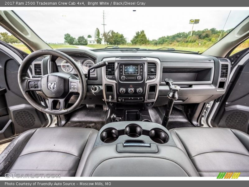 Black/Diesel Gray Interior - 2017 2500 Tradesman Crew Cab 4x4 