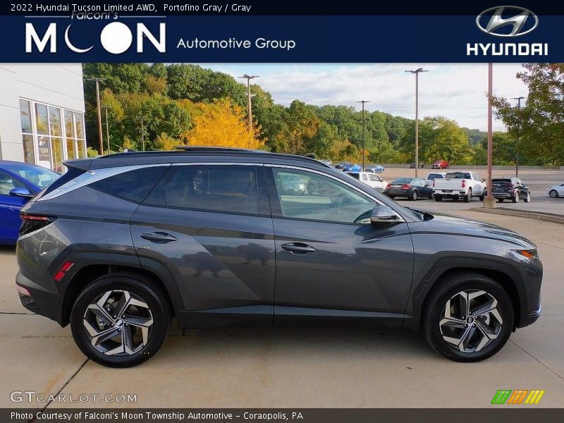 Portofino Gray / Gray 2022 Hyundai Tucson Limited AWD