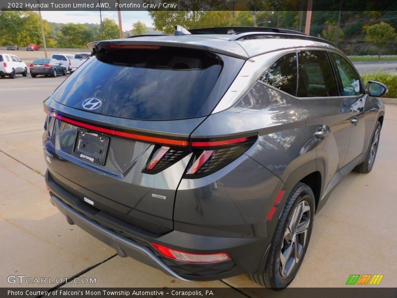 Portofino Gray / Gray 2022 Hyundai Tucson Limited AWD