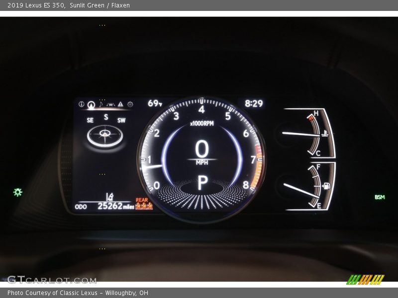 Sunlit Green / Flaxen 2019 Lexus ES 350