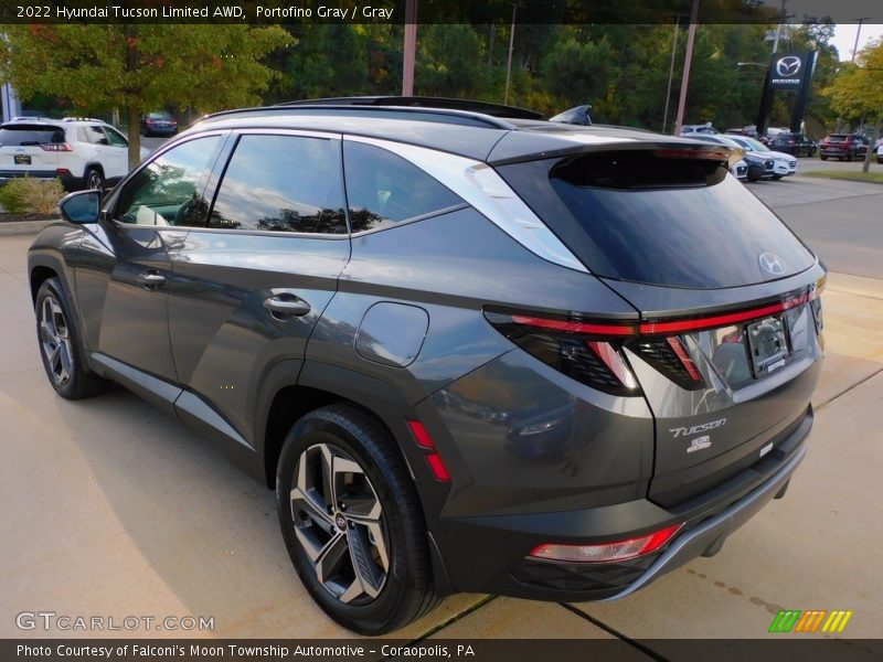 Portofino Gray / Gray 2022 Hyundai Tucson Limited AWD