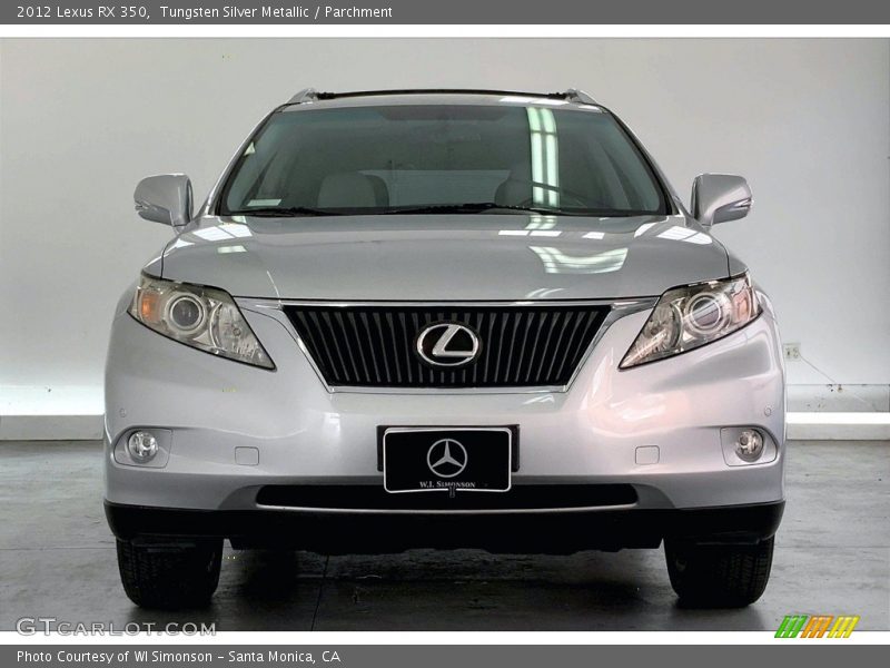 Tungsten Silver Metallic / Parchment 2012 Lexus RX 350