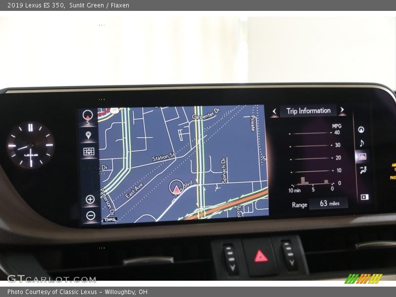 Sunlit Green / Flaxen 2019 Lexus ES 350