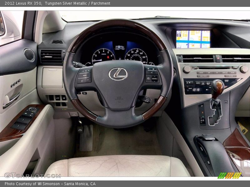 Dashboard of 2012 RX 350